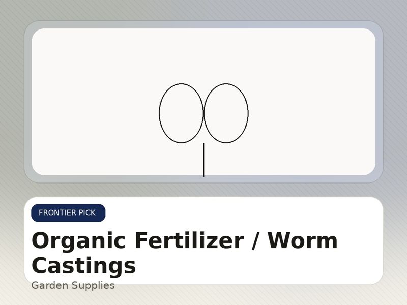 Organic Fertilizer / Worm Castings