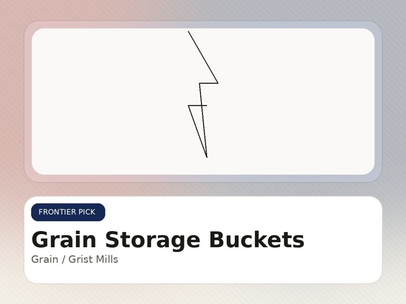 Grain Storage Buckets