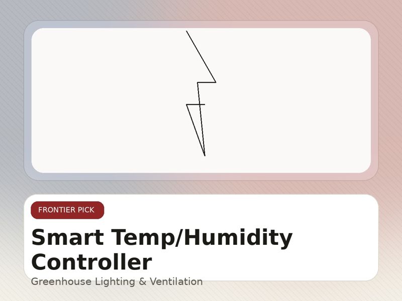 Smart Temp/Humidity Controller