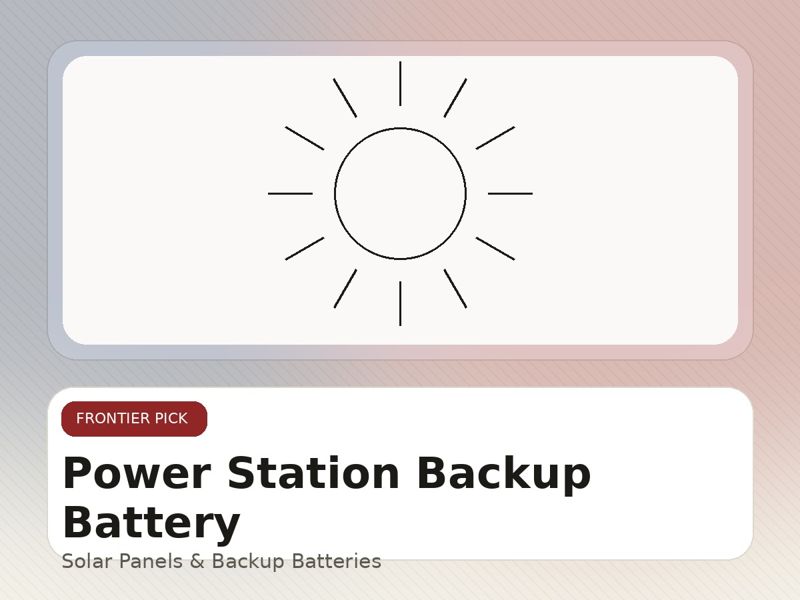 Power Station Backup Battery