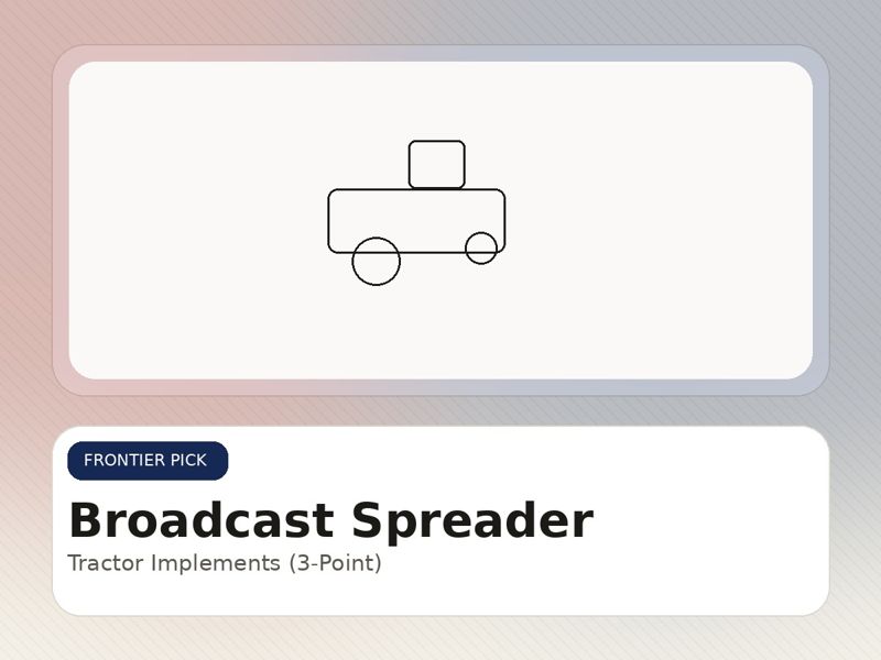 Broadcast Spreader